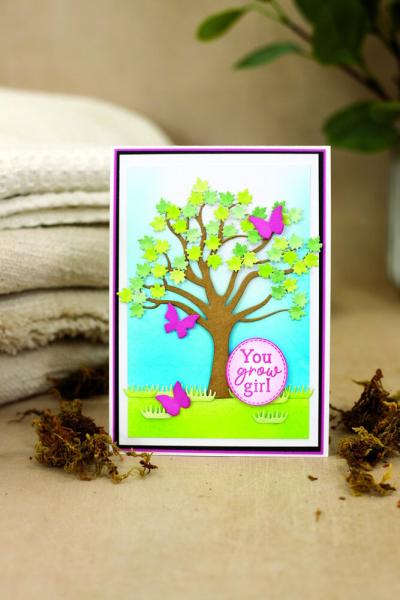 Crafters Companion - Stempelset "You Grow Girl" Clear Stamps