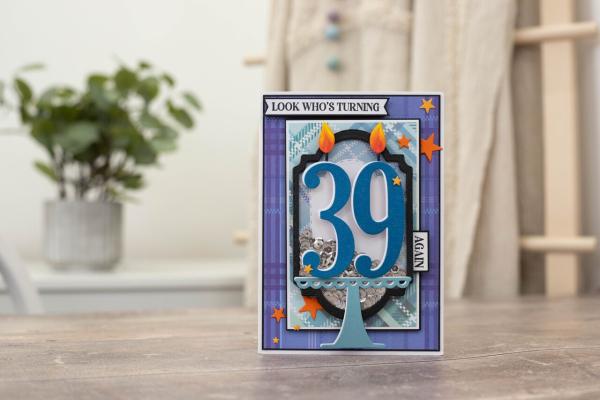 Crafters Companion - Stempelset & Stanzschablone "Everyday Numbers" Stamp & Dies