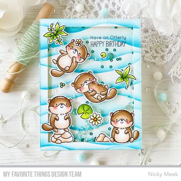 My Favorite Things - Stempelset "Adorable Otters" Clear Stamps