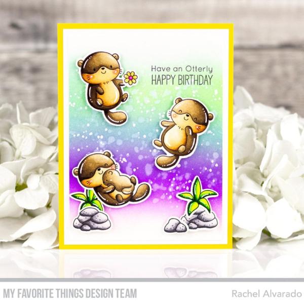 My Favorite Things - Stempelset "Adorable Otters" Clear Stamps