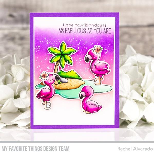 My Favorite Things - Stempelset "Fabulous Flamingos" Clear Stamps