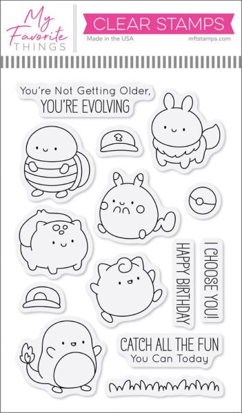 My Favorite Things - Stempelset "Evolving Friends" Clear Stamps