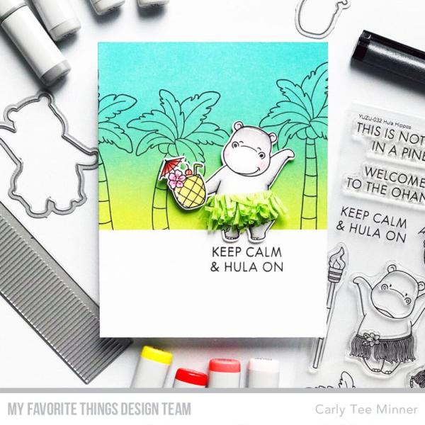 My Favorite Things - Stempelset "Hula Hippos" Clear Stamps