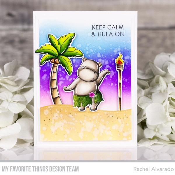 My Favorite Things - Stempelset "Hula Hippos" Clear Stamps