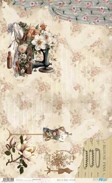 Papers For you - Decoupage Papier "L'Atelier II" Rice Paper Kit - 4 Bogen