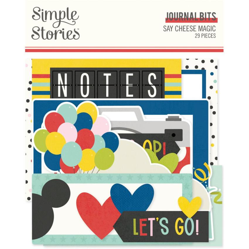 Simple Stories - Stanzteile "Say Cheese Magic" Journal Bits & Pieces 