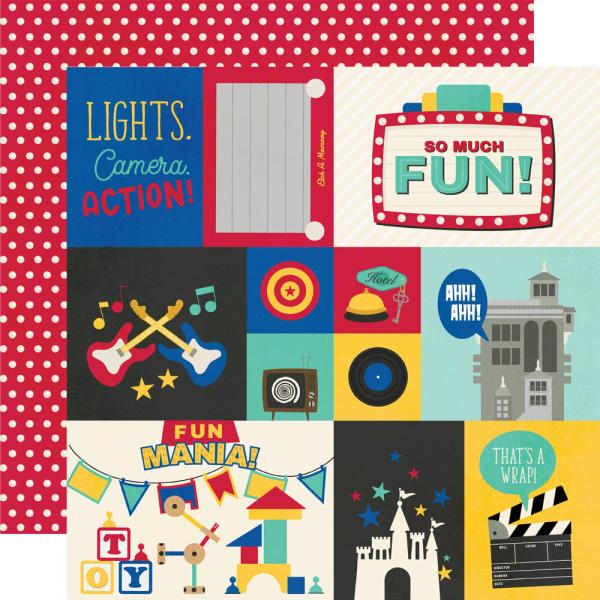 Simple Stories - Collections Kit "Say Cheese Tinseltown" 12 Bogen Designpapier