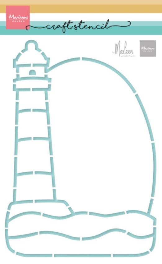 Marianne Design - Schablone 14,9x21cm "Lighthouse" Stencil