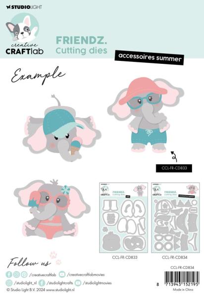 Creative Craft Lab - Studio Light - Stanzschablone "Accessoires Summer" Dies