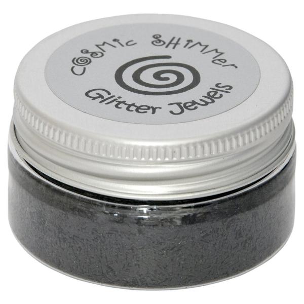 Cosmic Shimmer - Glitzermischung "Ebony Ice" Glitter Jewels 25ml