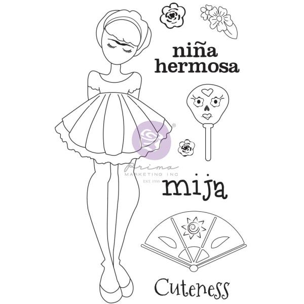 Prima Marketing - Stempelset "Mija" Cling Stamp