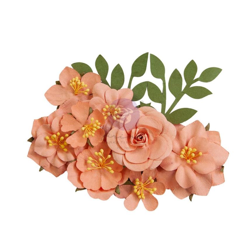 Prima Marketing - Papier Blumen "Prima Marketing " Flowers Orange Blossom