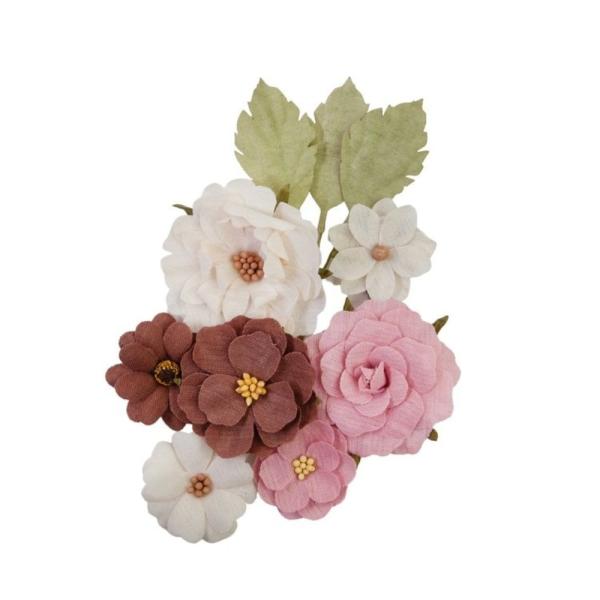 Prima Marketing - Papier Blumen "Farm Sweet Farm" Flowers Shabby Barn