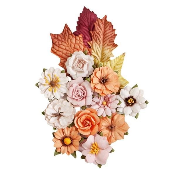 Prima Marketing - Papier Blumen "Luna" Flowers Halloween Night