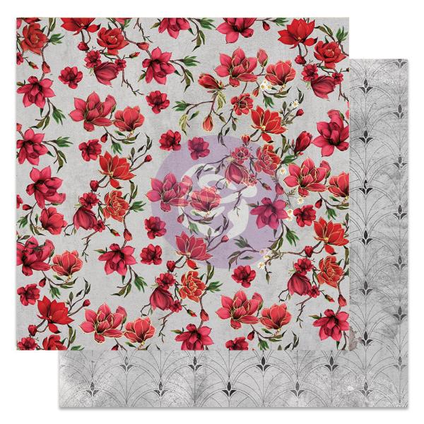 Prima Marketing - Designpapier "Magnolia Rouge" Paper Pack 12x12 Inch - 26 Bogen