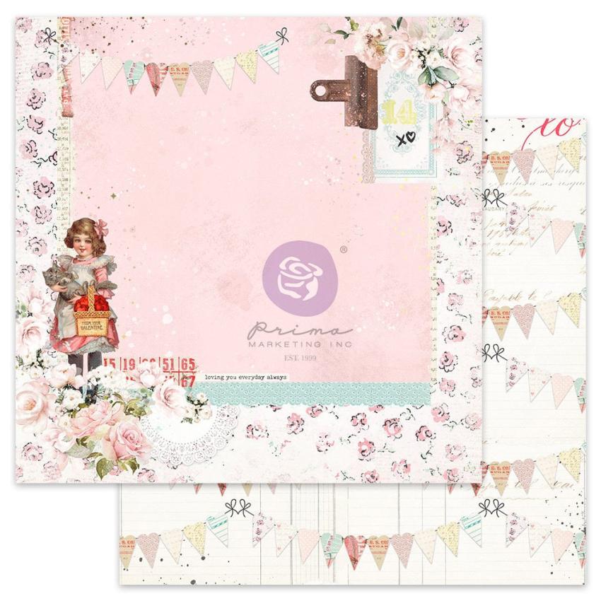 Prima Marketing - Designpapier "Love Notes" Paper Pack 12x12 Inch - 29 Bogen