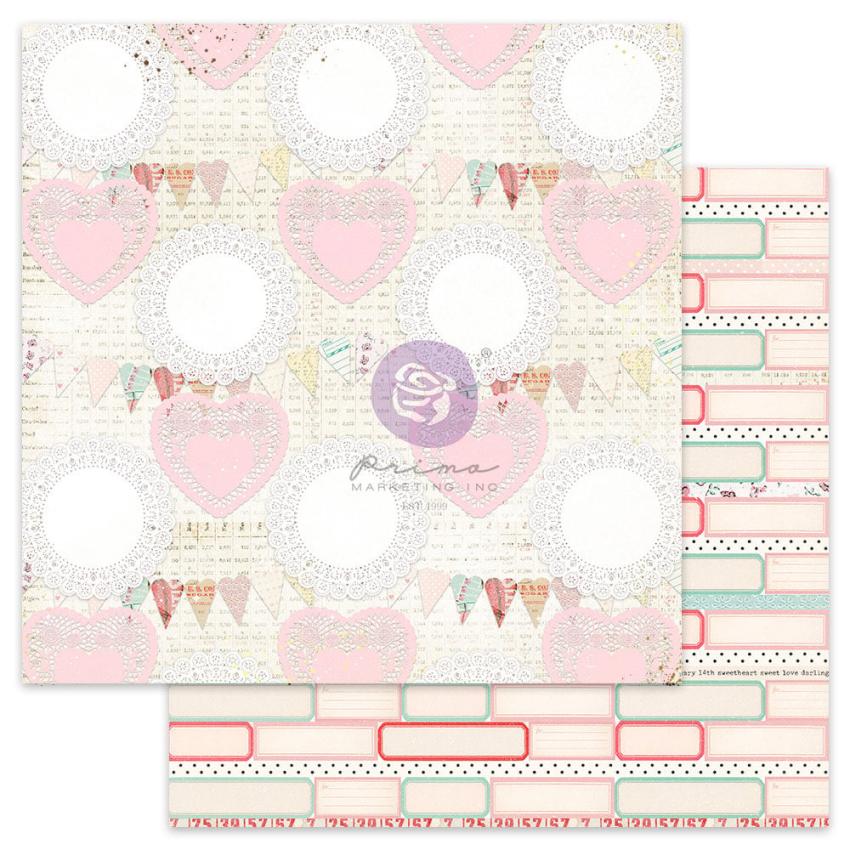 Prima Marketing - Designpapier "Love Notes" Paper Pack 12x12 Inch - 29 Bogen