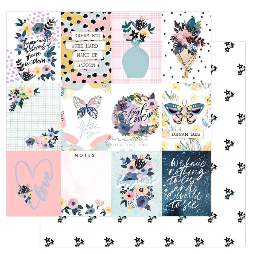 Prima Marketing - Designpapier "Spring Abstract" Paper Pack 12x12 Inch - 26 Bogen