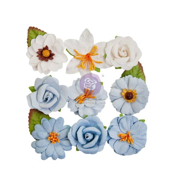 Prima Marketing - Papier Blumen "Spring Abstract" Flowers Shades Of Spring