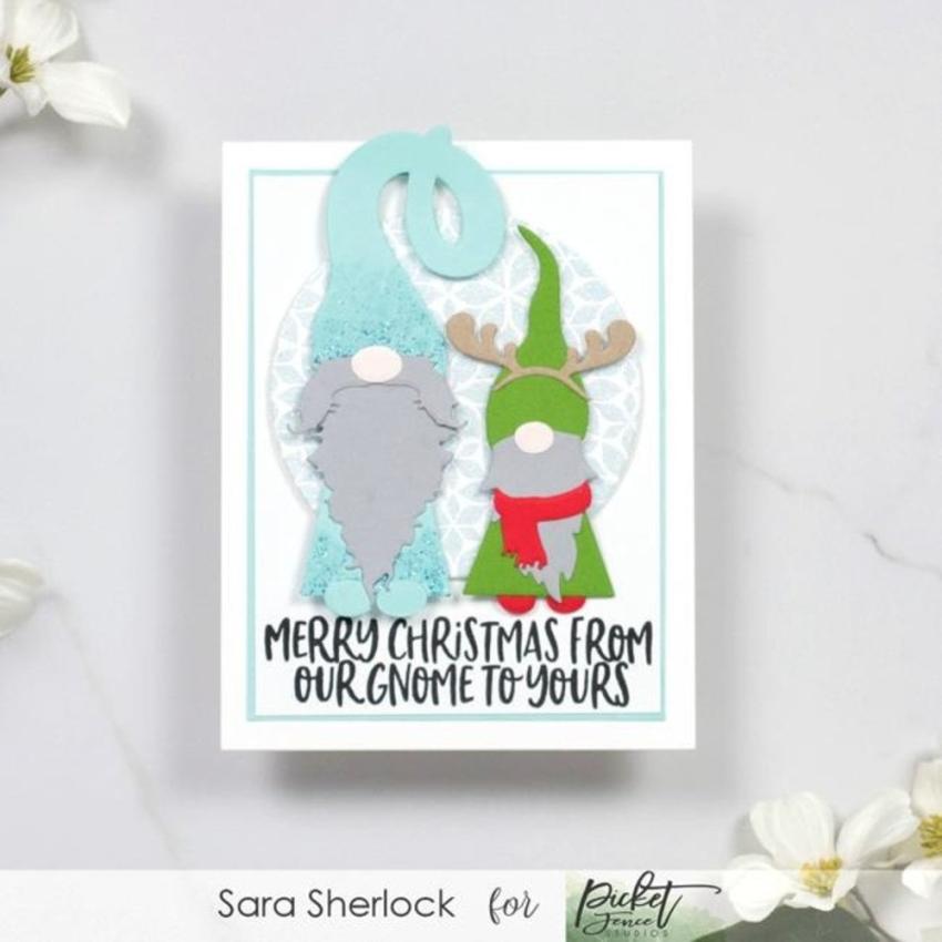 Picket Fence Studios - Stempelset "A Gnome Christmas" Clear stamps