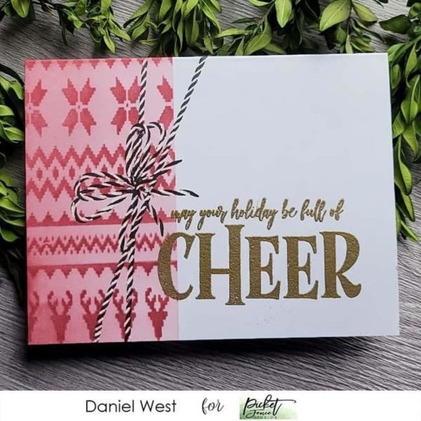 Picket Fence Studios - Stempelset "Handmade Twine Bows" Clear stamps