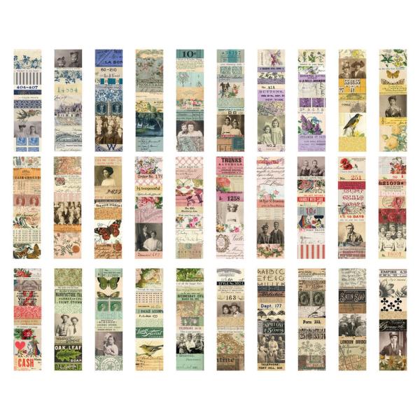 Tim Holtz - Idea Ology - Papier Elemente "Collage Strips Large"