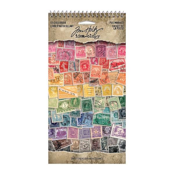 Tim Holtz - Idea Ology - Aufkleber "Postmarked" Sticker Book