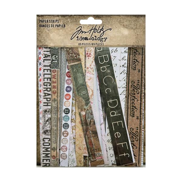 Tim Holtz - Idea Ology - Stanzteile "Paper Strips" Die Cuts