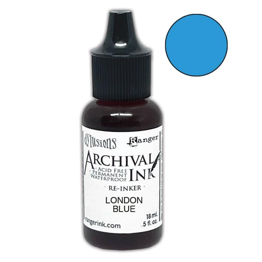 Ranger Ink - Dylusion Archival Ink Reinker "London Blue" Nachfüller