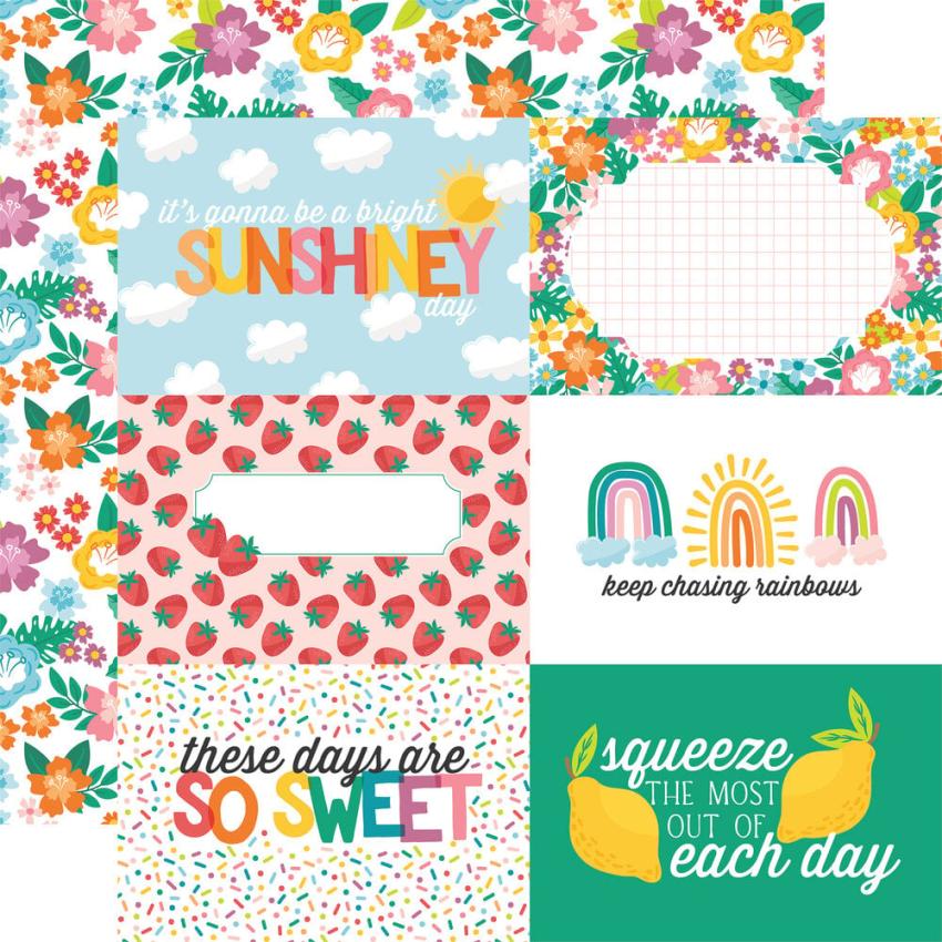 Echo Park - Designpapier "Sunny Days Ahead" Collection Kit 12x12 Inch - 12 Bogen