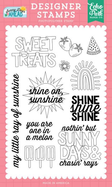 Echo Park - Stempelset "Shine Shine Shine" Clear Stamps