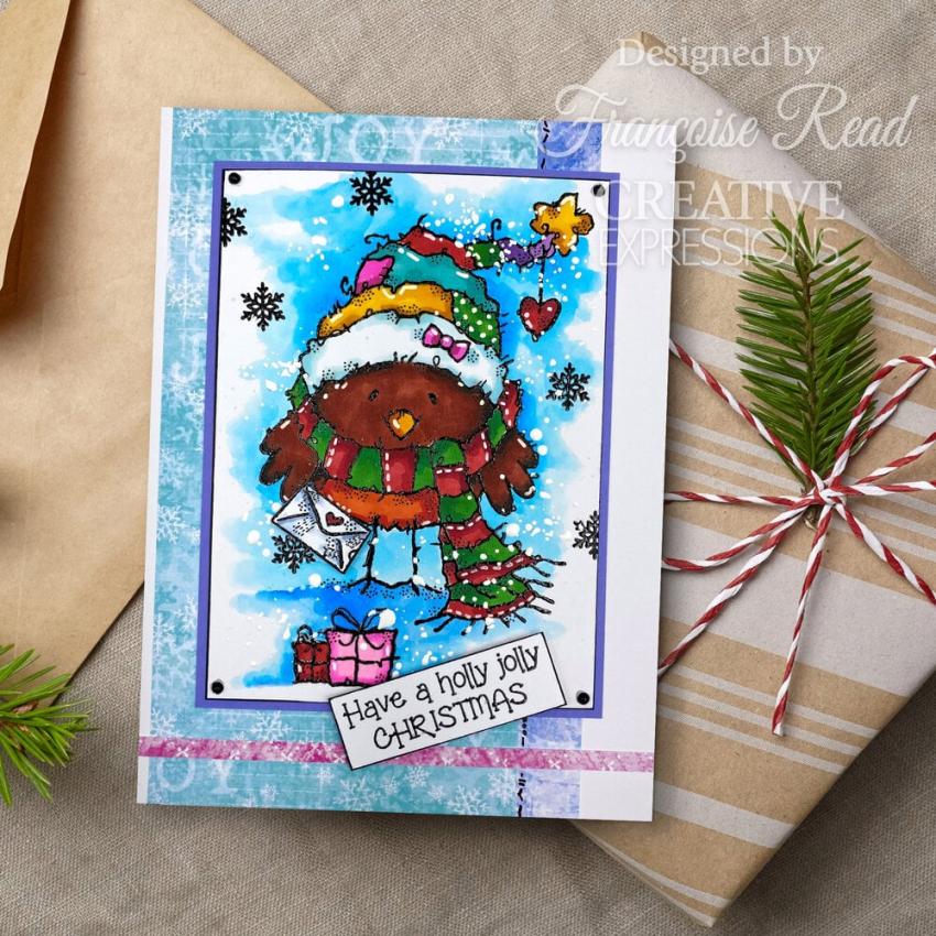Woodware - Stempelset "All Wrapped Up" Clear Stamps Design by Francoise Read
