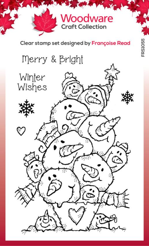 Woodware - Stempelset "Snow Balls" Clear Stamps Design by Francoise Read