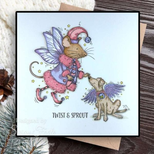 Pink Ink Designs - Stempelset "Twist & Sprout" Clear Stamps