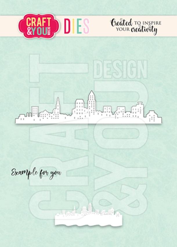 Craft & You Design - Stanzschablone "Border City" Dies