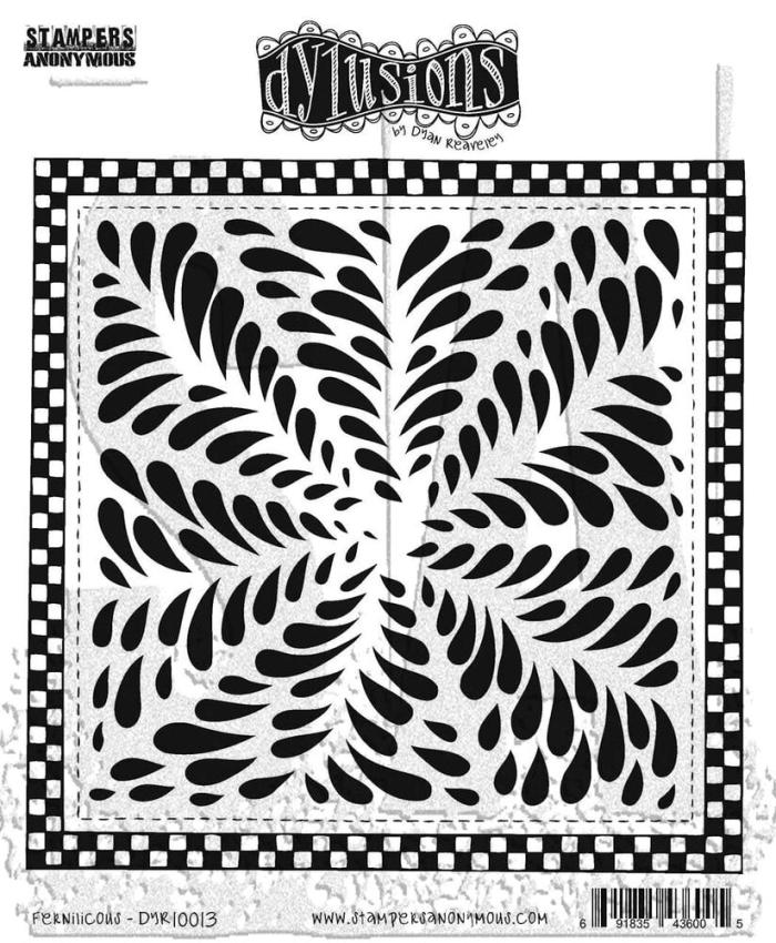 Stampers Anonymous - Gummistempelset "Fernilicous" Dylusions Cling Stamp Design by Dyan Reaveley