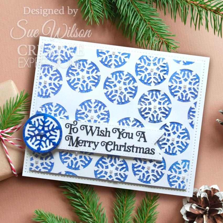 Creative Expressions - Stanzschablone "Festive Collection Pinwheel Snowflake" Craft Dies Design by Sue Wilson