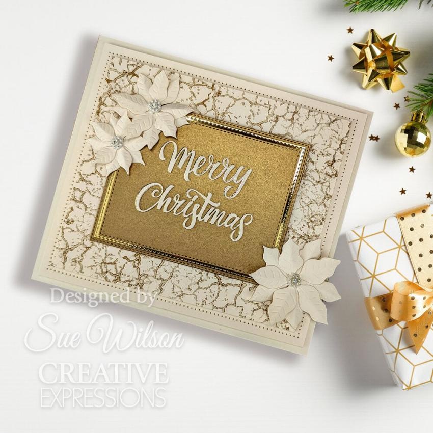 Creative Expressions - Stanzschablone "Festive Collection Stylish Poinsettia" Craft Dies Design by Sue Wilson