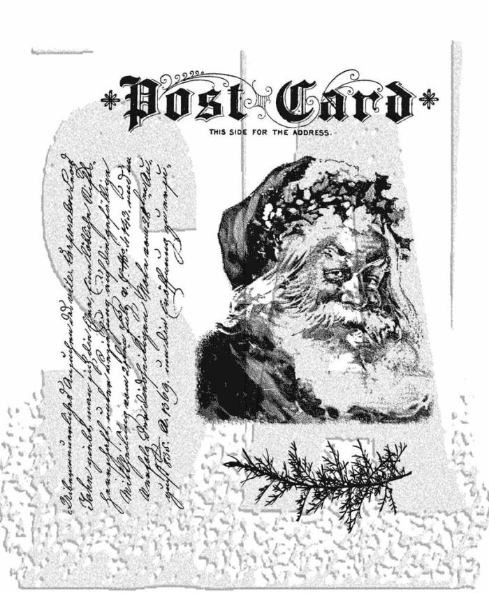 Stampers Anonymous - Gummistempelset "Letter To Santa" Cling Stamp Design by Tim Holtz