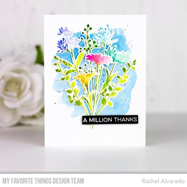 My Favorite Things - Stempelset "Flower Silhouettes" Clear Stamps