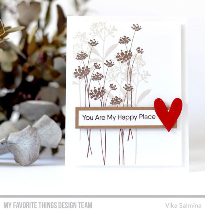 My Favorite Things - Stempelset "Flower Silhouettes" Clear Stamps