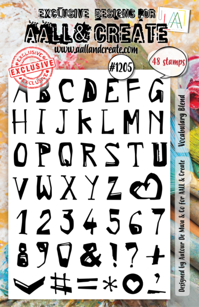 AALL and Create - Stempelset A5 "Vocabulary Blend" Clear Stamps