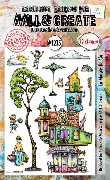 AALL and Create - Stempelset A6 "La Maison De Abs" Clear Stamps