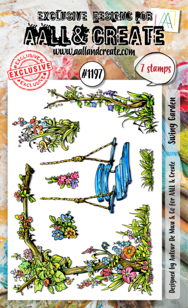 AALL and Create - Stempelset A6 "Swing Garden" Clear Stamps