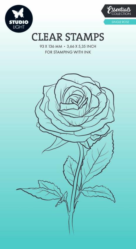 Studio Light - Stempel "Single Rose" Clear Stamps