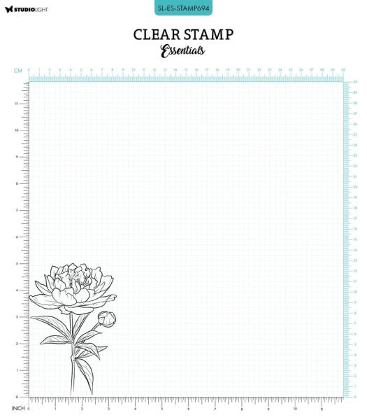 Studio Light - Stempel "Open Peony" Clear Stamps