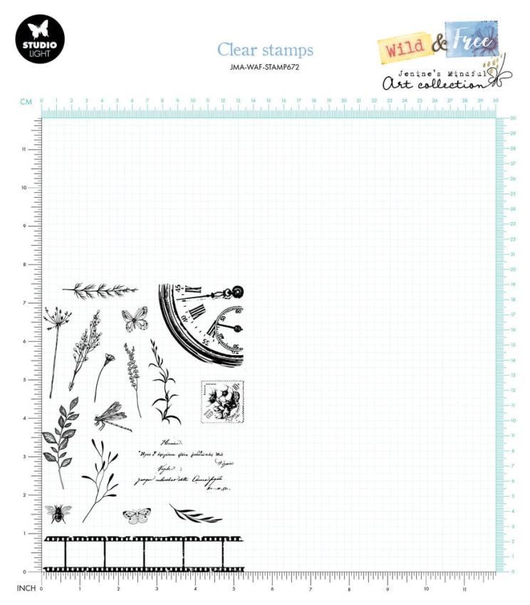 Studio Light - Stempelset "Springs" Clear Stamps