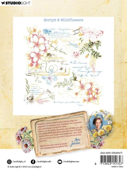 Studio Light - Stempel "Script & Wildflowers" Clear Stamps