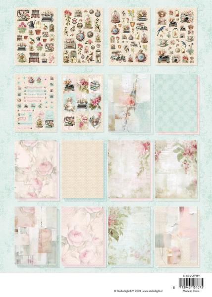 Studio Light - Stanzteile "Shabby Chic" Die Cut Block - 32 Bogen