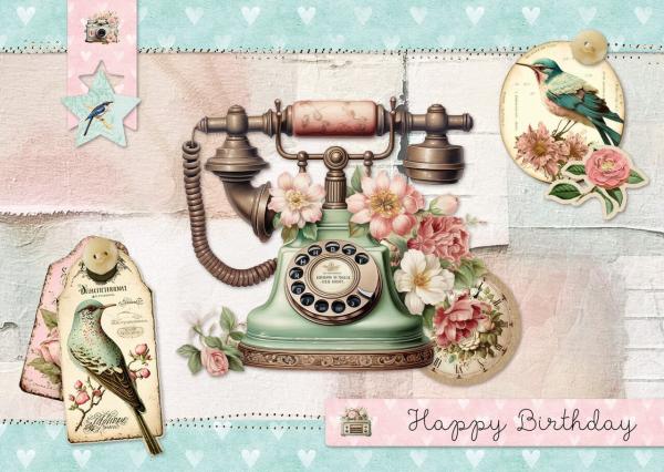 Studio Light - Stanzteile "Shabby Chic" Die Cut Block - 32 Bogen